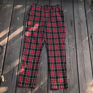 Garage Plaid pants